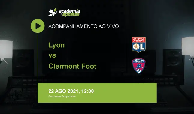 Lyon Clermont Foot livestream | Ligue 1 | 22 August 2021