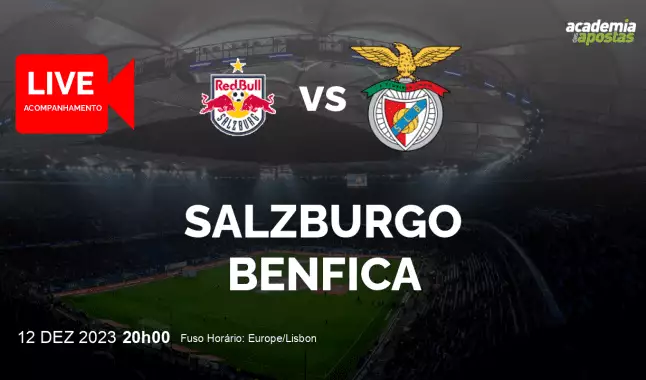 Salzburgo Benfica livestream | UEFA Champions League | 12 December 2023