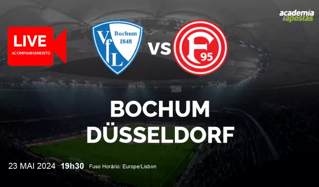 Bochum Düsseldorf livestream | Play-offs 1/2 | 23 May 2024