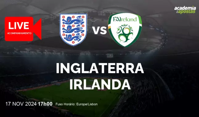 Inglaterra Irlanda livestream | UEFA Nations League | 17 November 2024