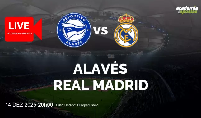 Alavés Real Madrid livestream | Primera División | 14 December 2025