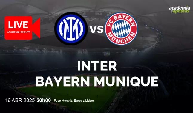 Inter Bayern Munique livestream | UEFA Champions League | 16 April 2025
