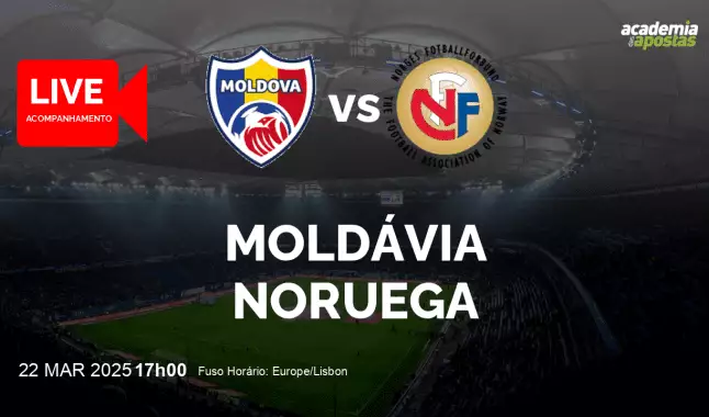 Moldávia Noruega livestream | WC Qualification Europe | 22 March 2025