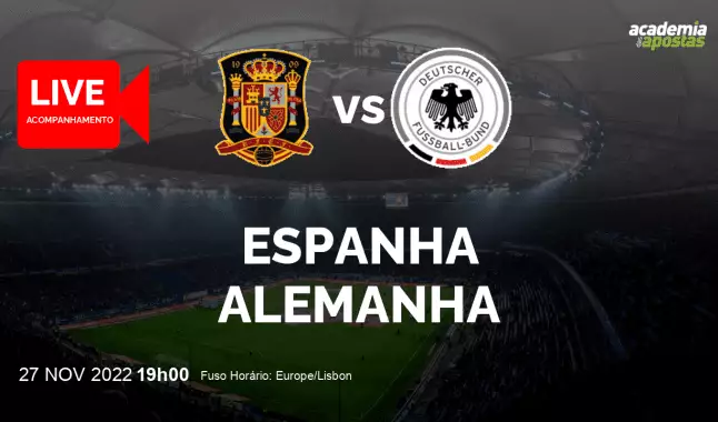 Espanha Alemanha livestream | Mundial | 27 November 2022