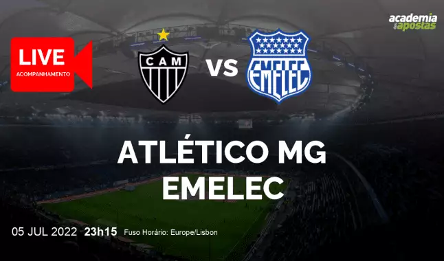 Atlético MG Emelec livestream | CONMEBOL Libertadores | 06 July 2022