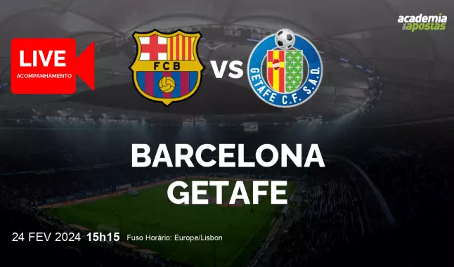 Barcelona Getafe livestream | Primera División | 24 February 2024