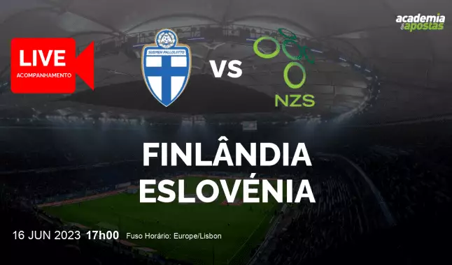 Finlândia Eslovénia livestream | Qualificação para o Campeonato Europeu | 16 June 2023