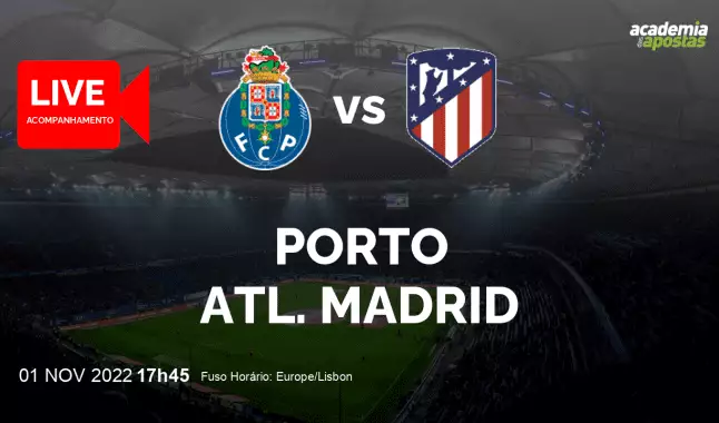 FC Porto Atl. Madrid livestream | UEFA Champions League | 01 November 2022