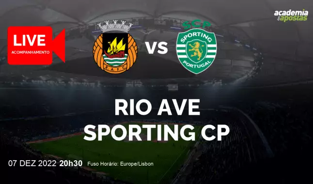 Rio Ave FC Sporting CP livestream | Taça da Liga | 07 December 2022