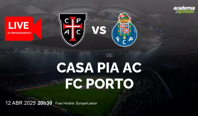 Casa Pia AC FC Porto livestream | Liga Portugal Betclic | 12 April 2025