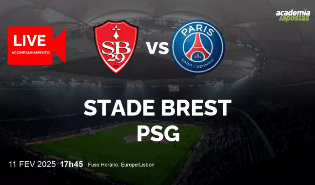 Stade Brest PSG livestream | UEFA Champions League | 11 February 2025