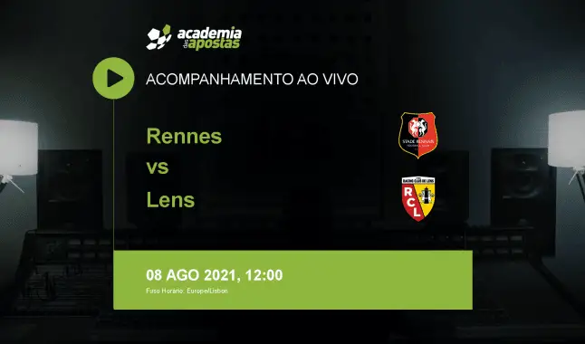 Rennes Lens livestream | Ligue 1 | 08 August 2021