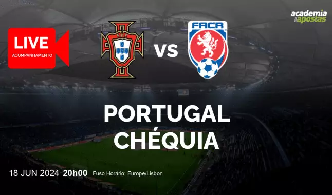 Portugal Chéquia livestream | Campeonato Europeu | 18 June 2024