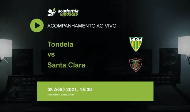 Tondela Santa Clara livestream | Liga Portugal Betclic | 08 August 2021