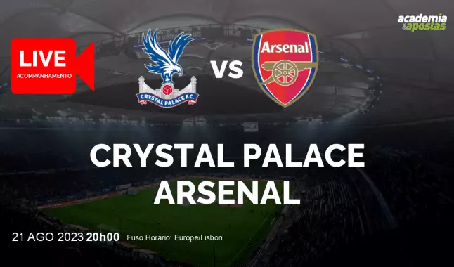 Crystal Palace Arsenal livestream | Premier League | 21 August 2023