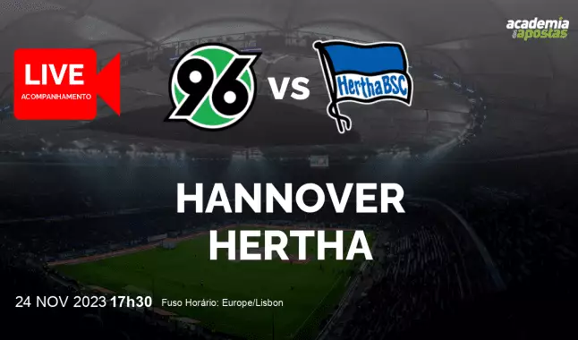 Hannover Hertha livestream | 2. Bundesliga | 24 November 2023