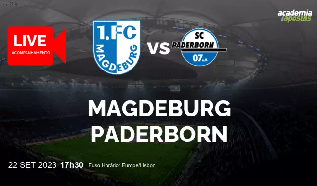 Magdeburg Paderborn livestream | 2. Bundesliga | 22 September 2023