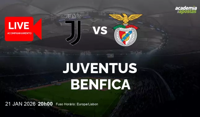 Juventus Benfica livestream | UEFA Champions League | 21 January 2026