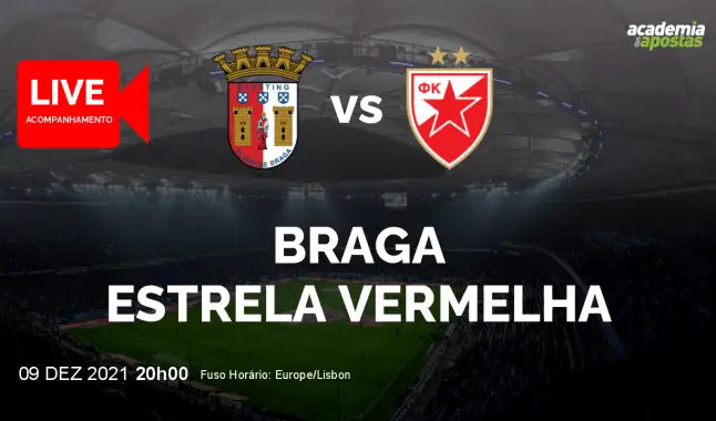 SC Braga Estrela Vermelha livestream | UEFA Europa League | 09 December 2021