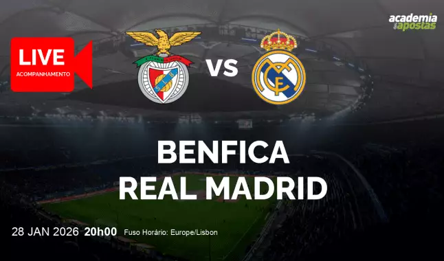 Benfica Real Madrid livestream | UEFA Champions League | 28 January 2026