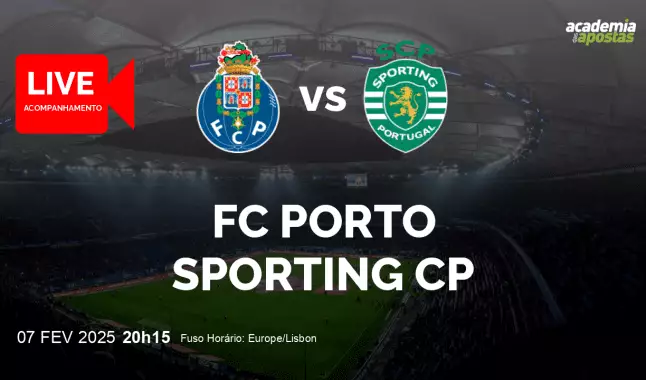 FC Porto Sporting CP livestream | Liga Portugal Betclic | 07 February 2025