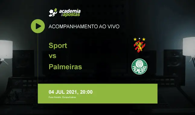 Sport Palmeiras livestream | Serie A | 04 July 2021