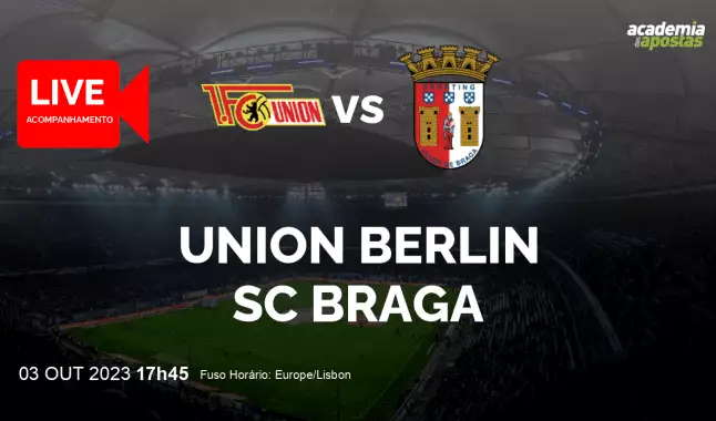 Union Berlin SC Braga livestream | UEFA Champions League | 03 October 2023