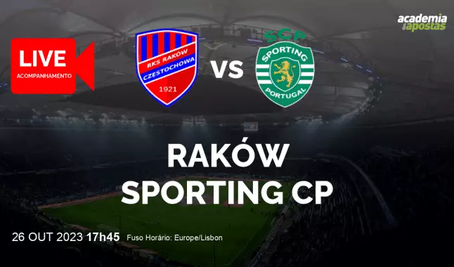 Raków Sporting CP livestream | UEFA Europa League | 26 October 2023