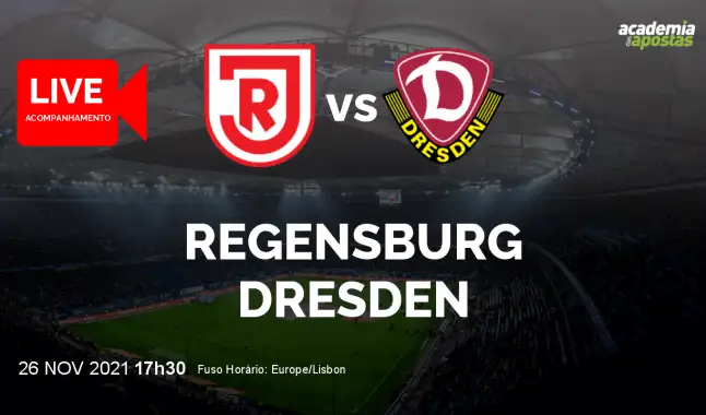 Regensburg Dresden livestream | 2. Bundesliga | 26 November 2021