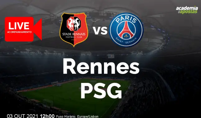 Rennes PSG livestream | Ligue 1 | 03 October 2021