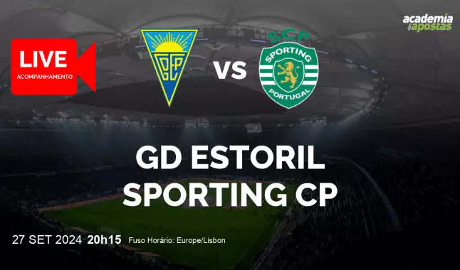 GD Estoril Sporting CP livestream | Liga Portugal Betclic | 27 September 2024