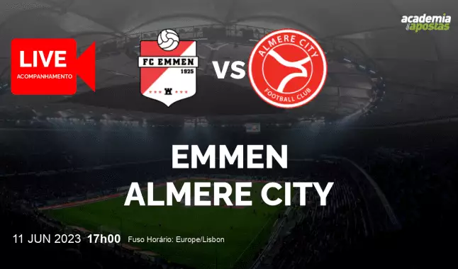 Emmen Almere City livestream | Play-offs 1/2 | 11 June 2023