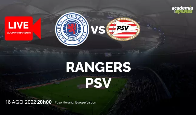Rangers PSV livestream | UEFA Champions League | 16 August 2022