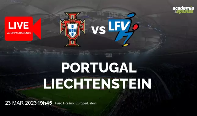 Portugal Liechtenstein  livestream | Qualificação para o Campeonato Europeu | 23 March 2023