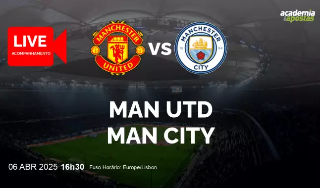 Man Utd Man City livestream | Premier League | 06 April 2025