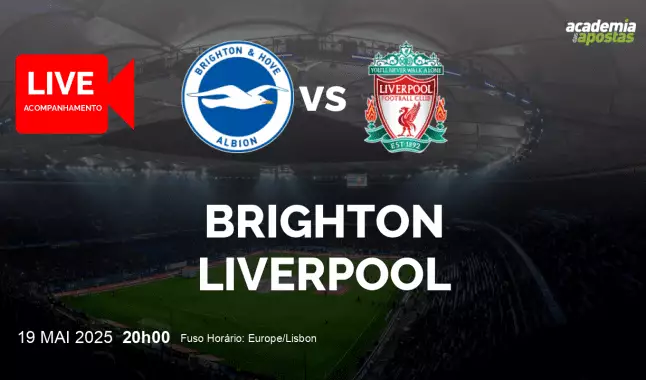 Brighton Liverpool livestream | Premier League | 19 May 2025