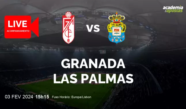 Granada Las Palmas livestream | Primera División | 03 February 2024