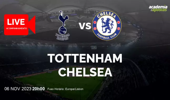 Tottenham Chelsea livestream | Premier League | 06 November 2023