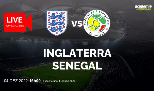 Inglaterra Senegal livestream | Mundial | 04 December 2022