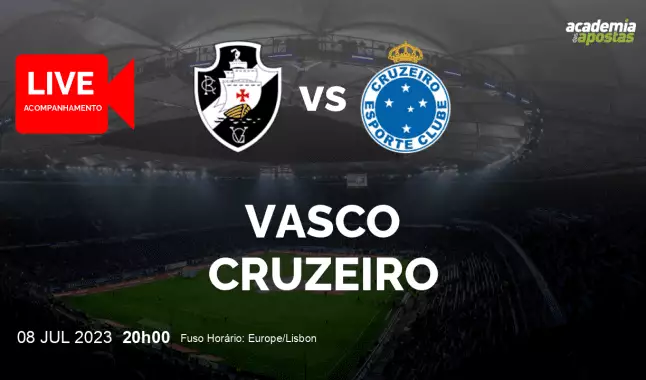 Vasco Cruzeiro livestream | Serie A | 08 July 2023