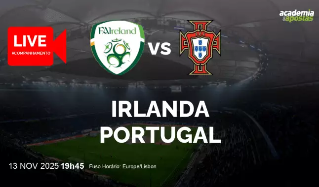 Irlanda Portugal livestream | WC Qualification Europe | 13 November 2025