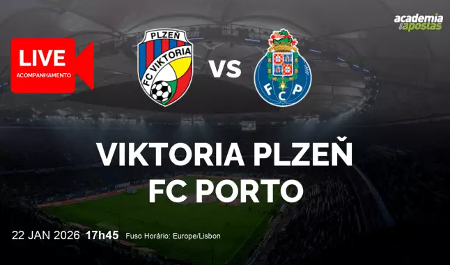 Viktoria Plzeň FC Porto livestream | UEFA Europa League | 22 January 2026