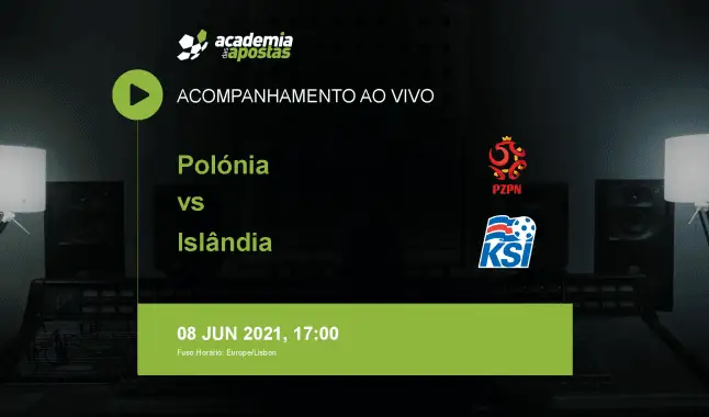 Polónia Islândia livestream | Amigáveis | 08 June 2021