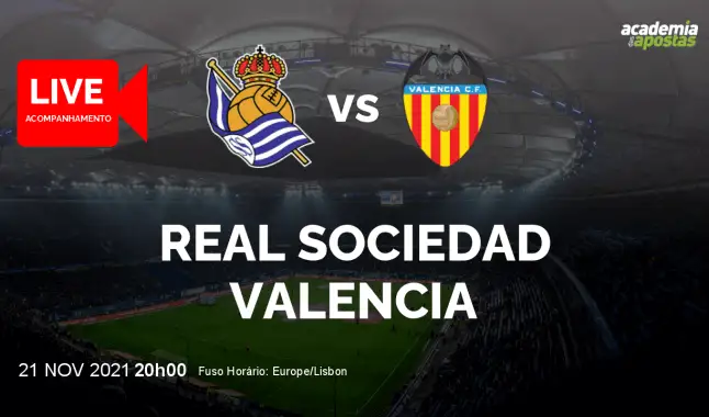 Real Sociedad Valencia livestream | Primera División | 21 November 2021