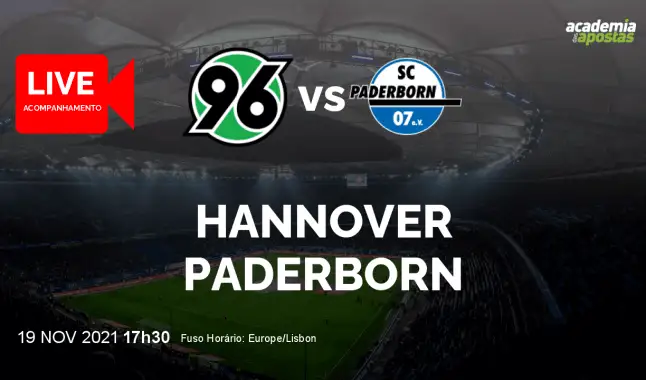Hannover Paderborn livestream | 2. Bundesliga | 19 November 2021