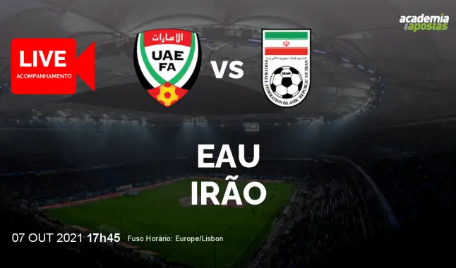 EAU Irão livestream | WC Qualification Asia | 07 October 2021