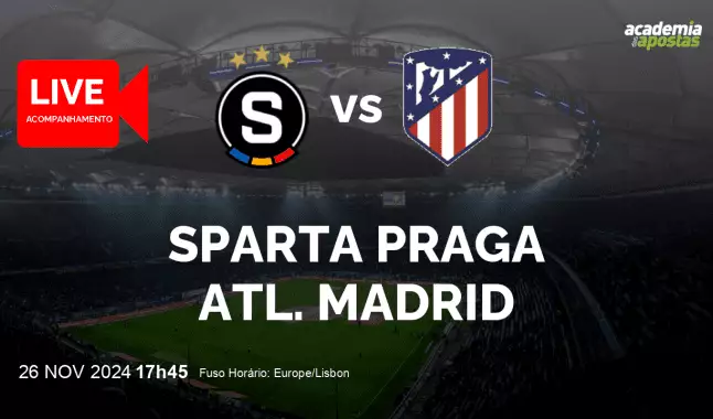 Sparta Praga Atl. Madrid livestream | UEFA Champions League | 26 November 2024
