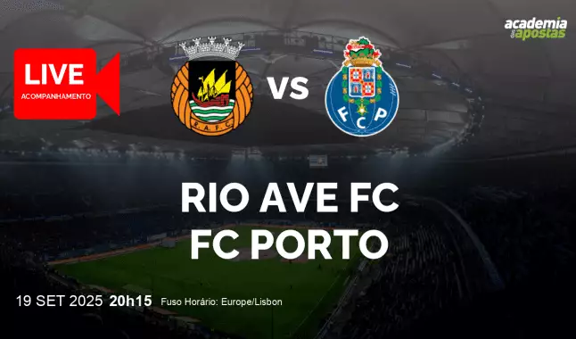 Rio Ave FC FC Porto livestream | Liga Portugal Betclic | 19 September 2025