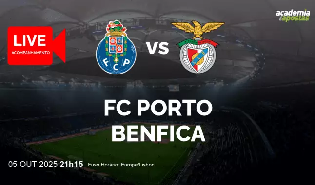 FC Porto Benfica livestream | Liga Portugal Betclic | 05 October 2025