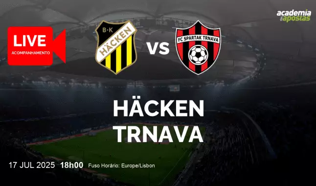 Häcken Trnava livestream | UEFA Europa League | 17 July 2025